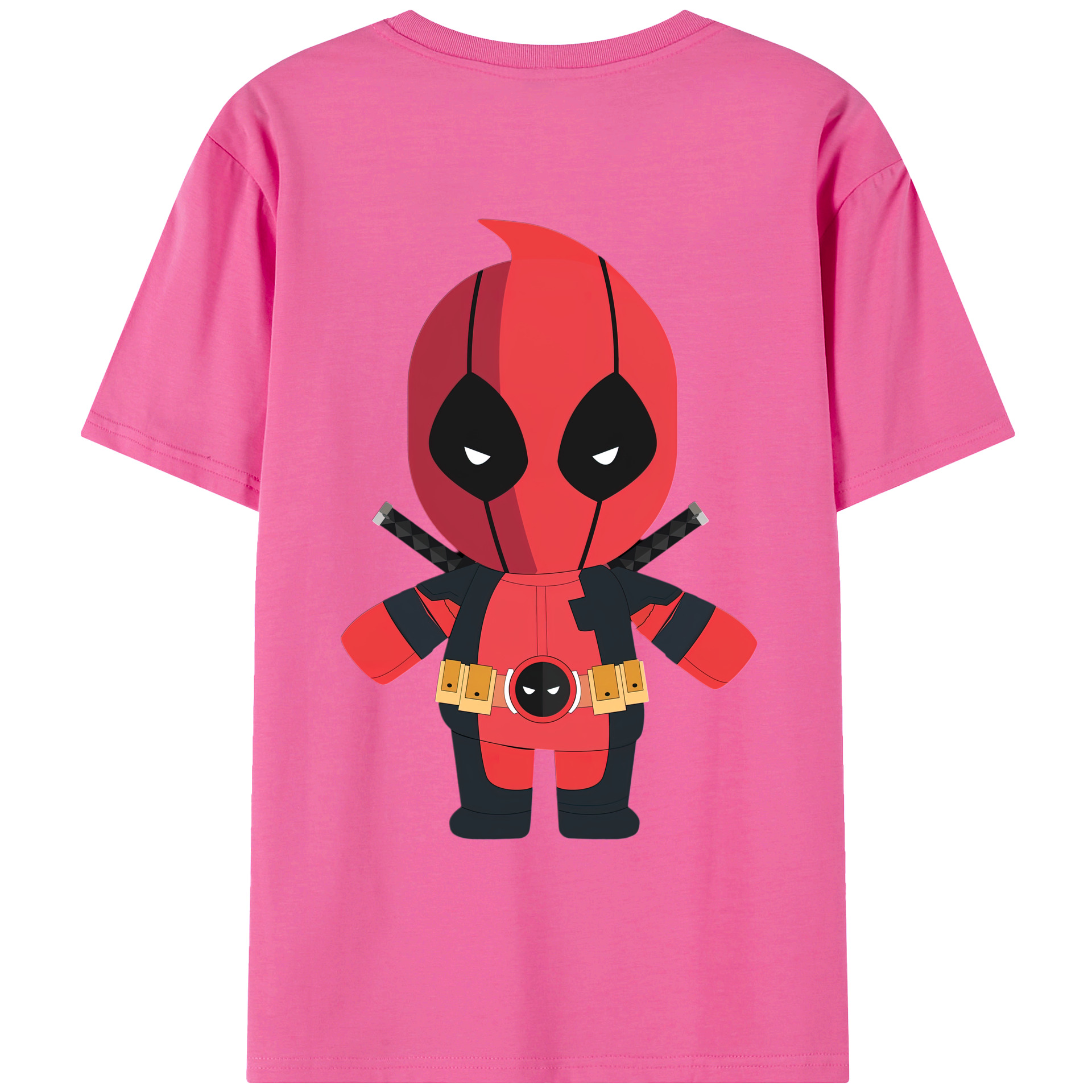 （画像用） Deadpool デッドプール レディース半袖Tシャツ(バックプリント)